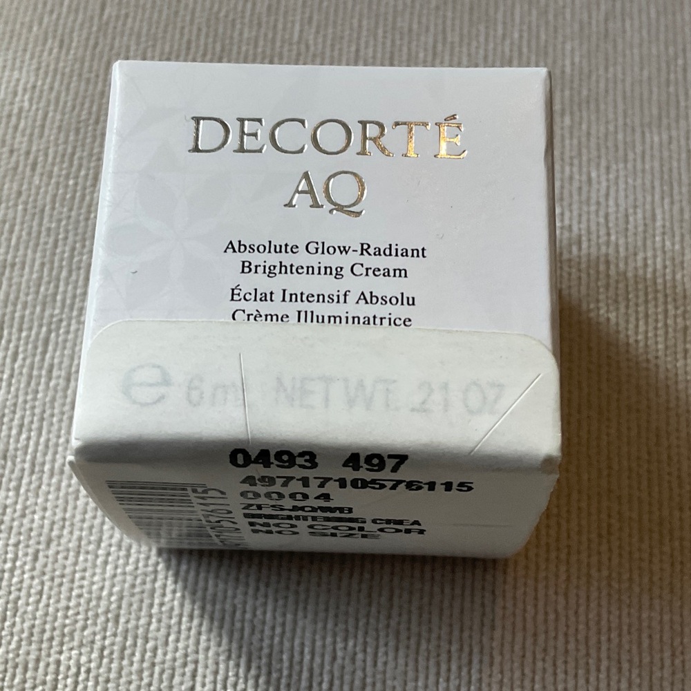 Decorte AQ Brightening Cream - 6 ml